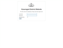 Tablet Screenshot of ksd.kerala.gov.in