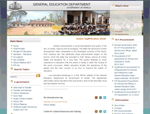 Tablet Screenshot of education.kerala.gov.in