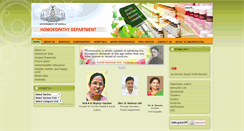 Desktop Screenshot of homoeopathy.kerala.gov.in