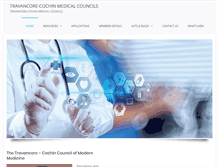 Tablet Screenshot of medicalcouncil.kerala.gov.in