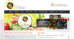 Desktop Screenshot of foodsafety.kerala.gov.in