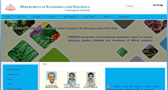 Desktop Screenshot of ecostat.kerala.gov.in