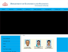 Tablet Screenshot of ecostat.kerala.gov.in