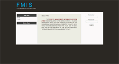 Desktop Screenshot of fmis.forest.kerala.gov.in