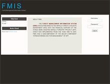 Tablet Screenshot of fmis.forest.kerala.gov.in