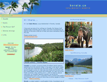 Tablet Screenshot of kerala.ca