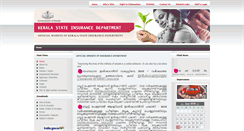 Desktop Screenshot of insurance.kerala.gov.in